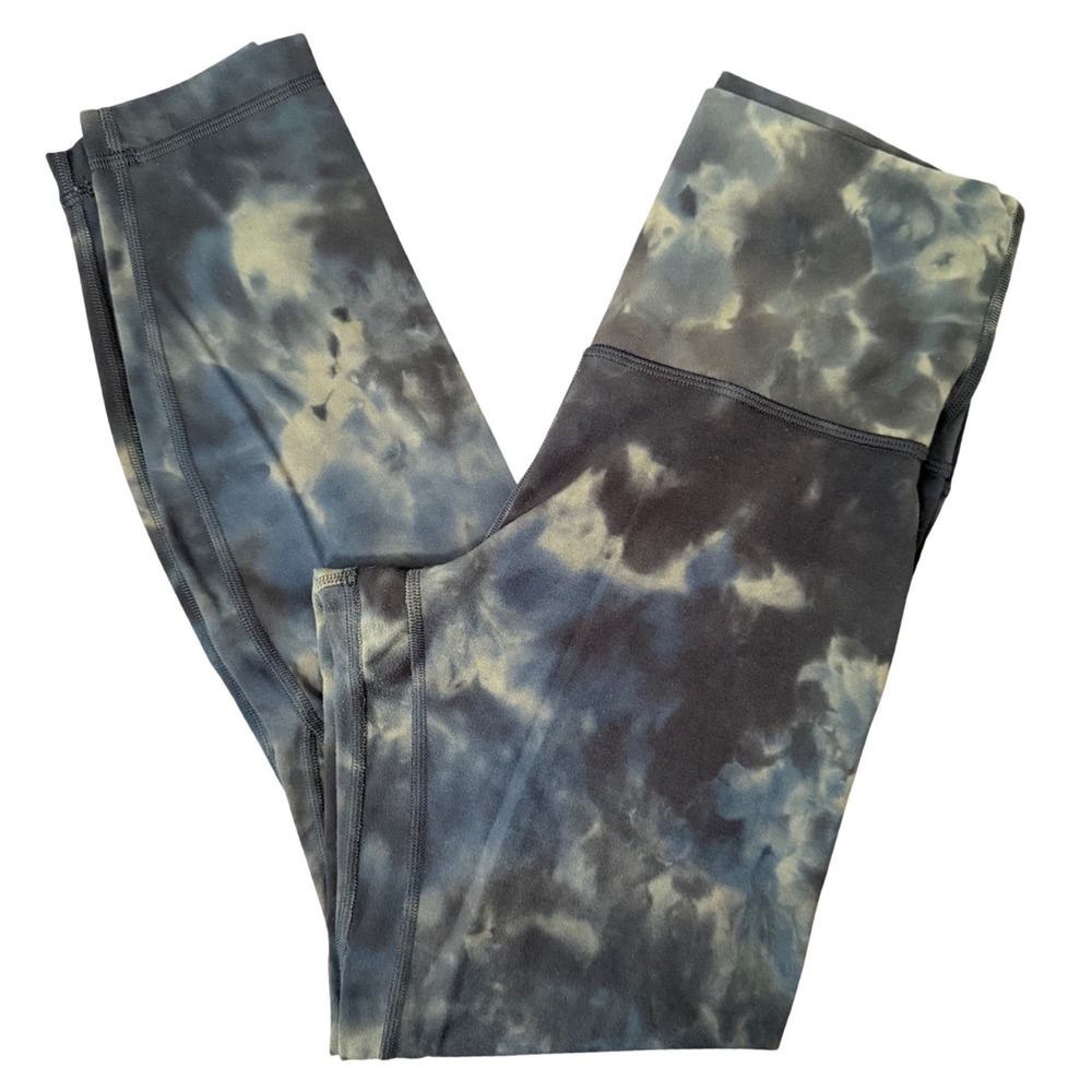 Lululemon Align Pant 25" Diamond Dye Leggings (6) Activewear Tie‎ Dye Stretch